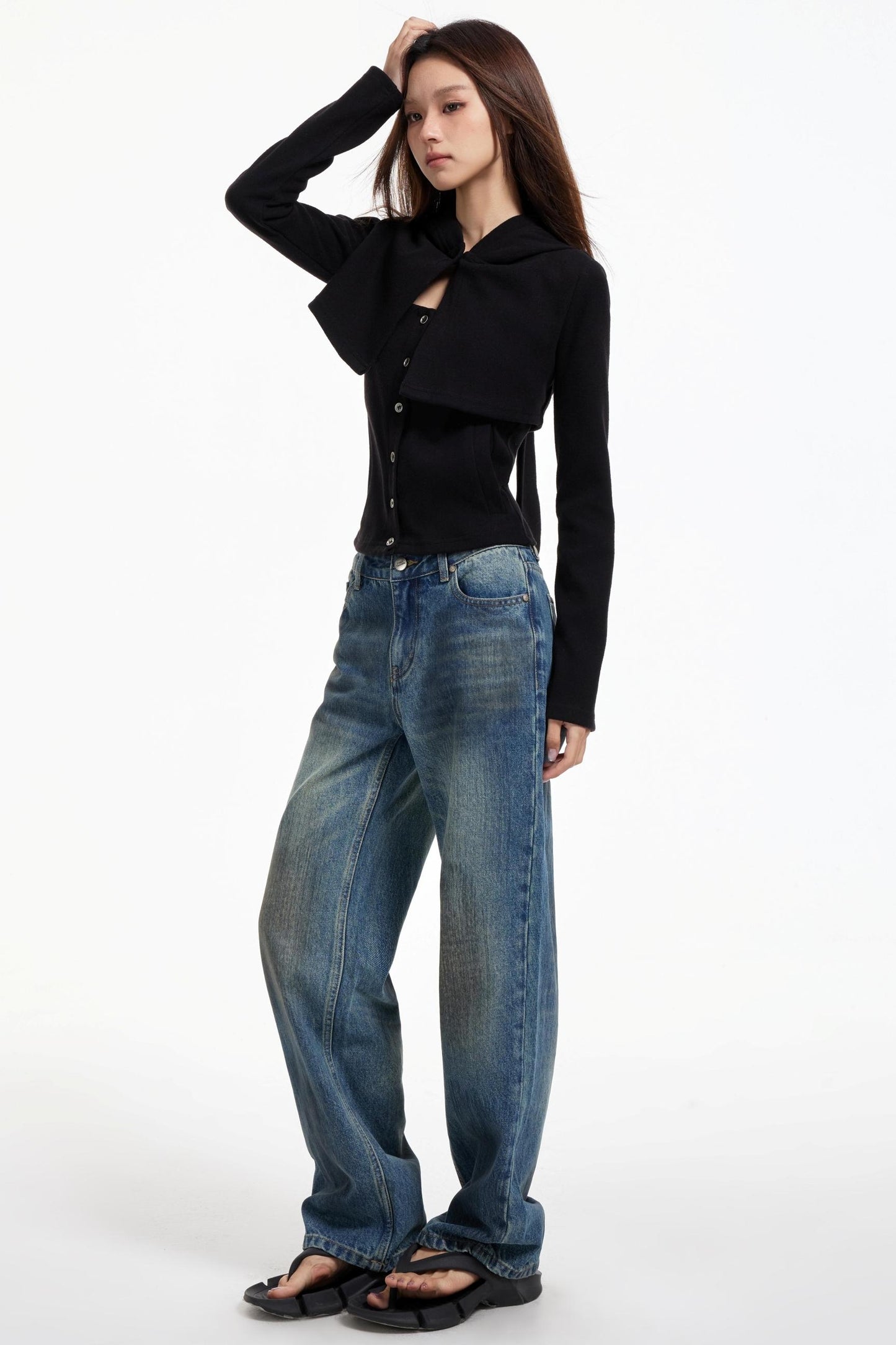 Slim Vintage Pocket Trousers