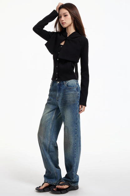 Slim Vintage Pocket Trousers