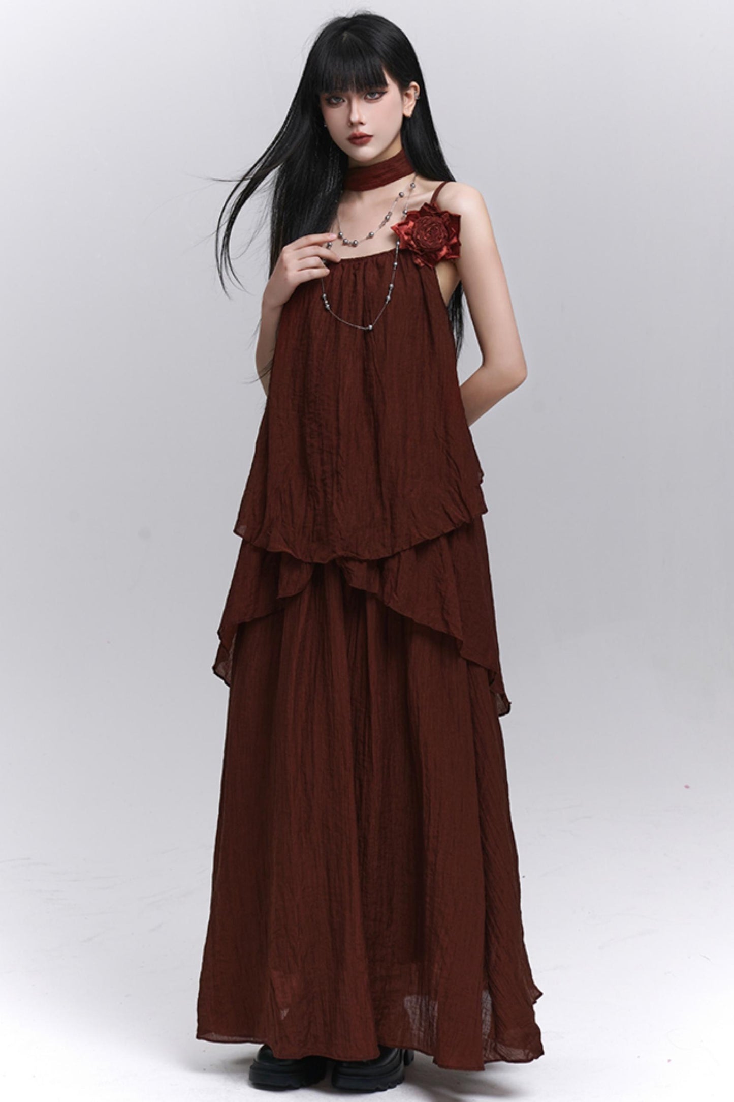 Chic Pink Skirt Top Set-Up