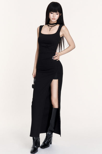 Night French Hepburn Style Dress