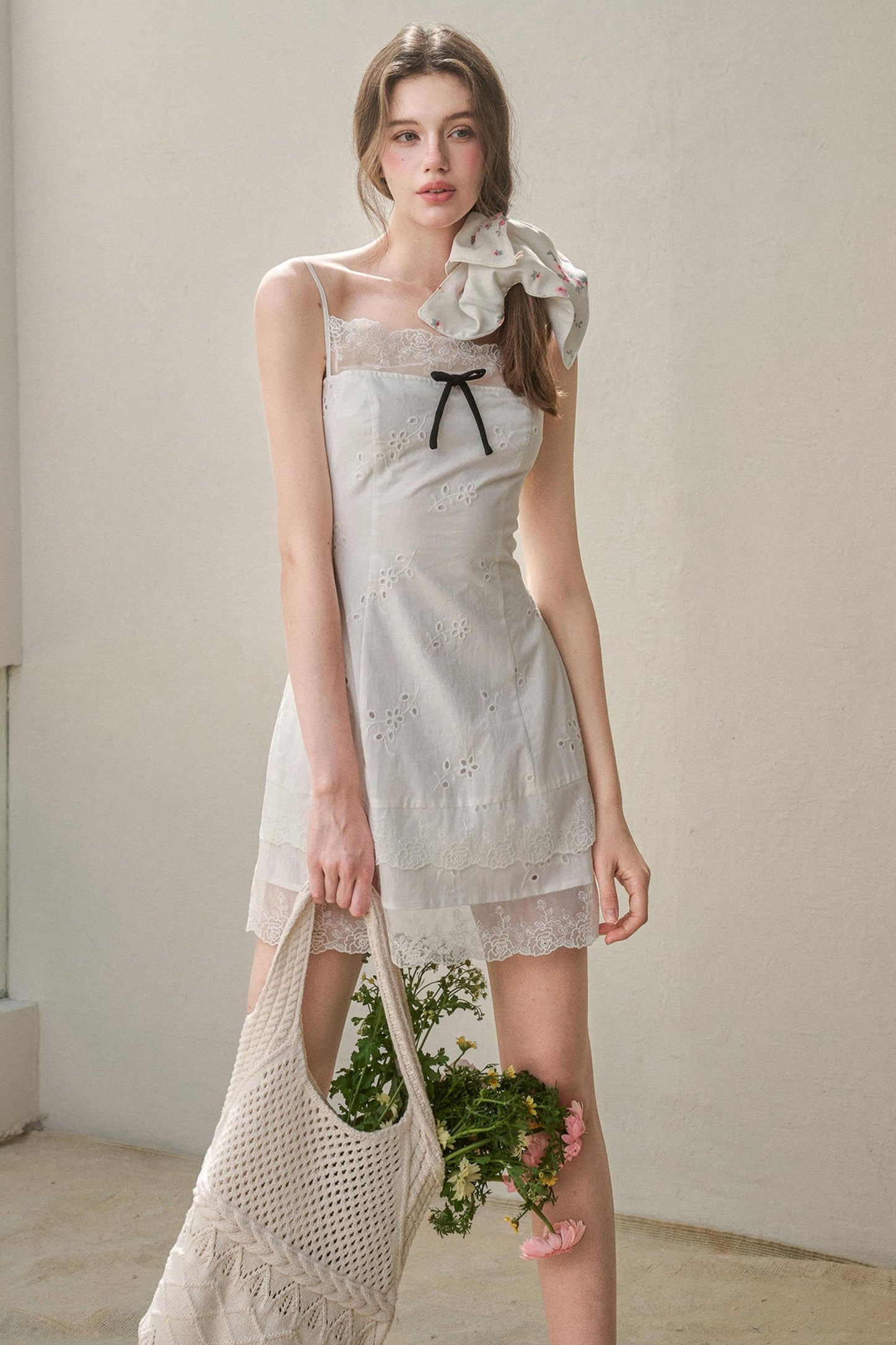 Embroidered Lace Sundress