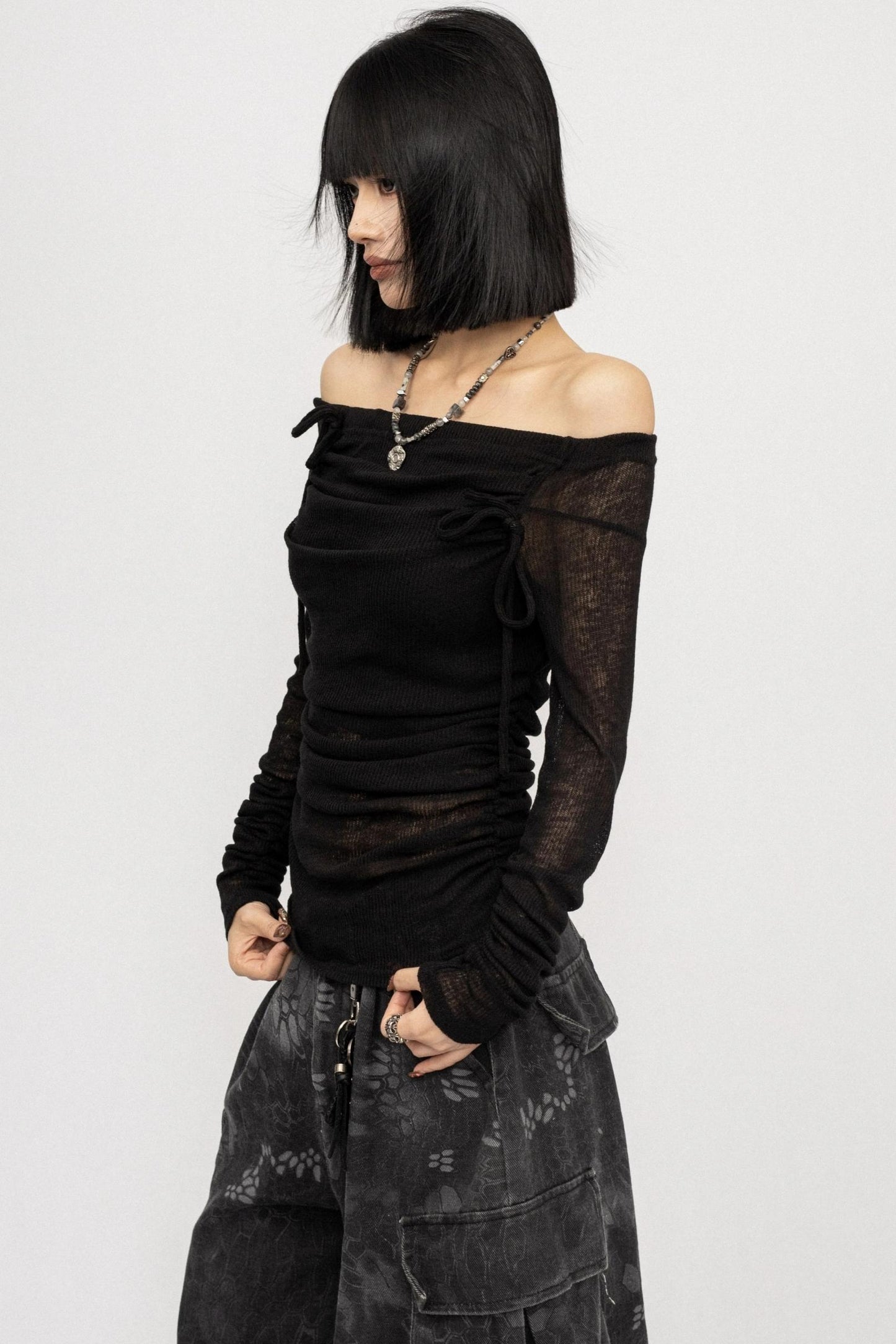 Autumn Retro Slanted Top