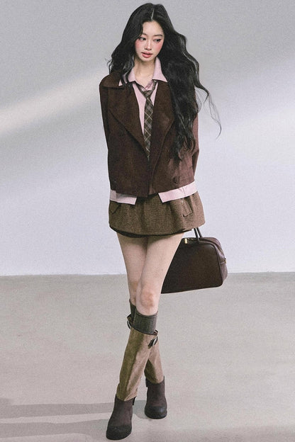 Autumn Collegiate Trench Coat