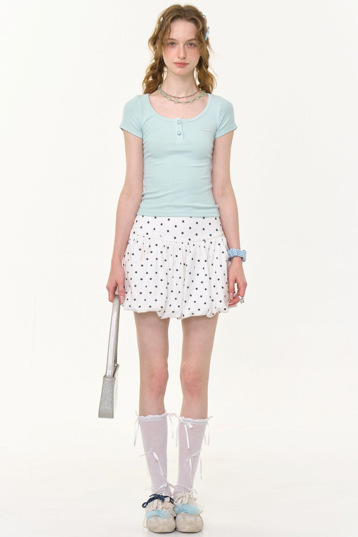 Starry Polka Dot Skirt