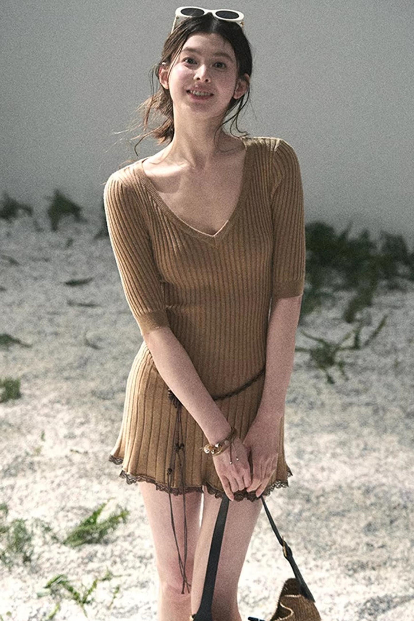 Amber Memories Knit Dress Set