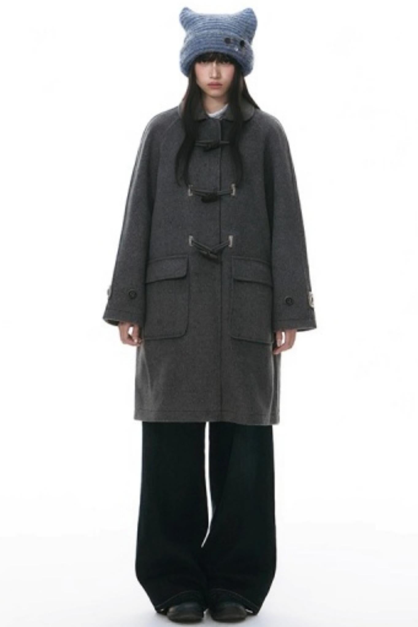 Fake Two-Piece Pleated Skirt Jeans