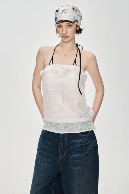 Lace-Up Camisole