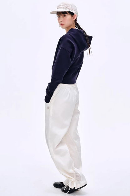 Lyocell Blend Color-Block Pants