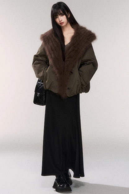 Winter Wool A-Line Skirt