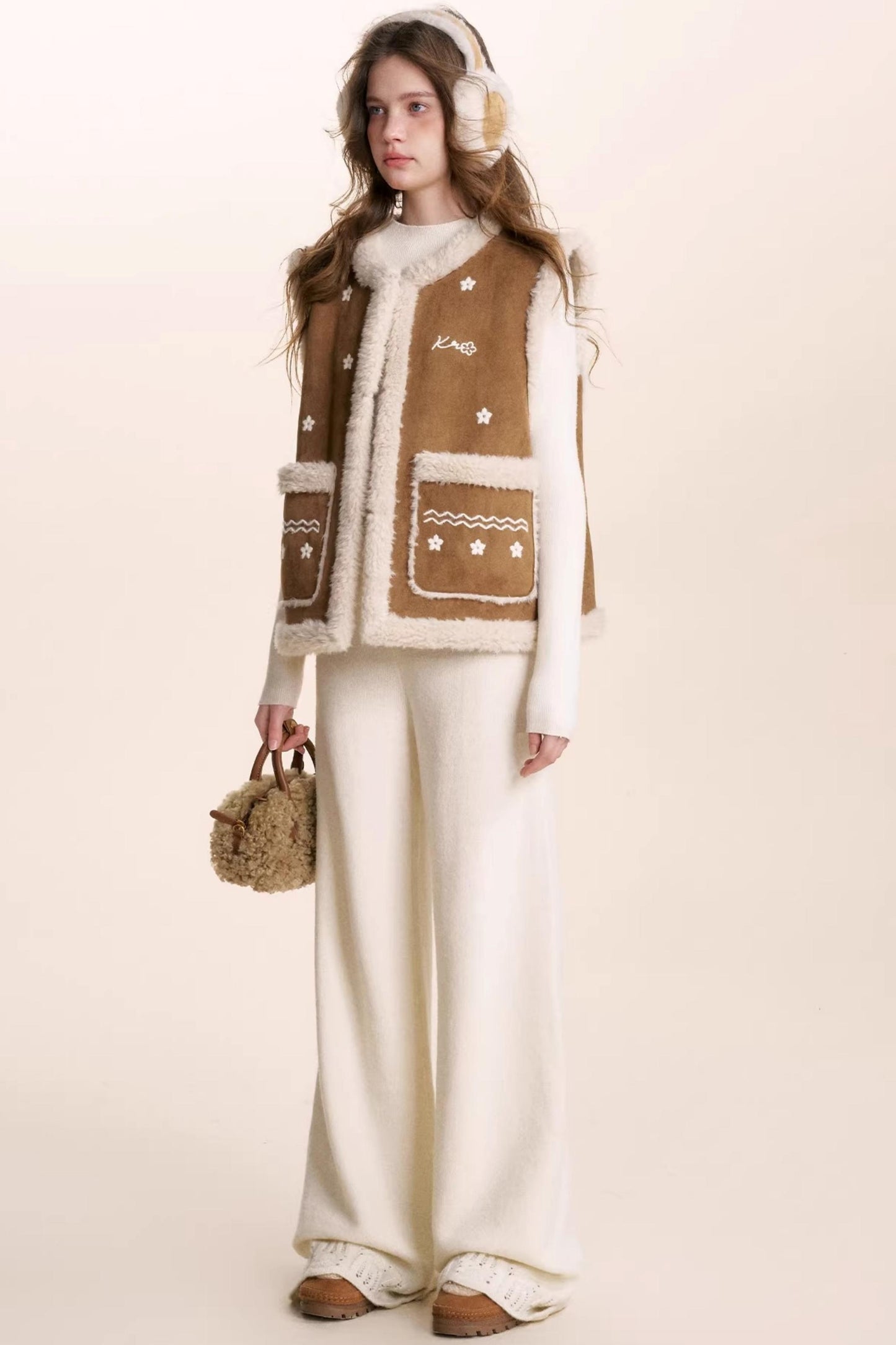 Shearling Lamb Wool Vest