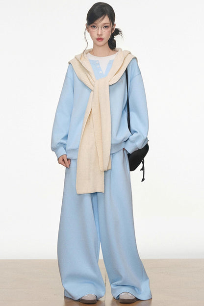 Gray Sweatshirt Set-Up