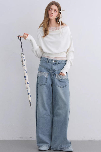 Love Asgony Off-Shoulder Top set-Up