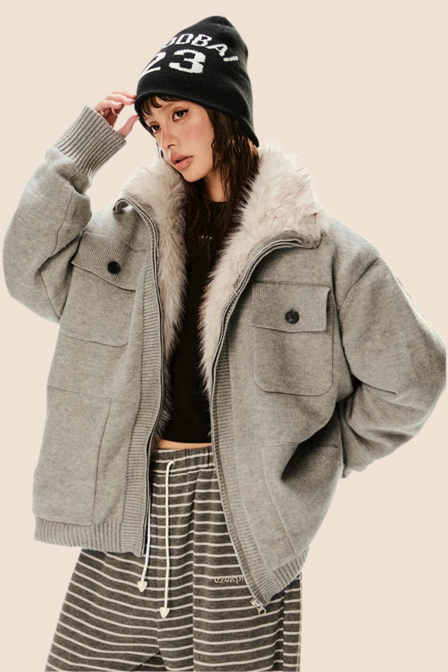 Versatile Furry Winter Jacket