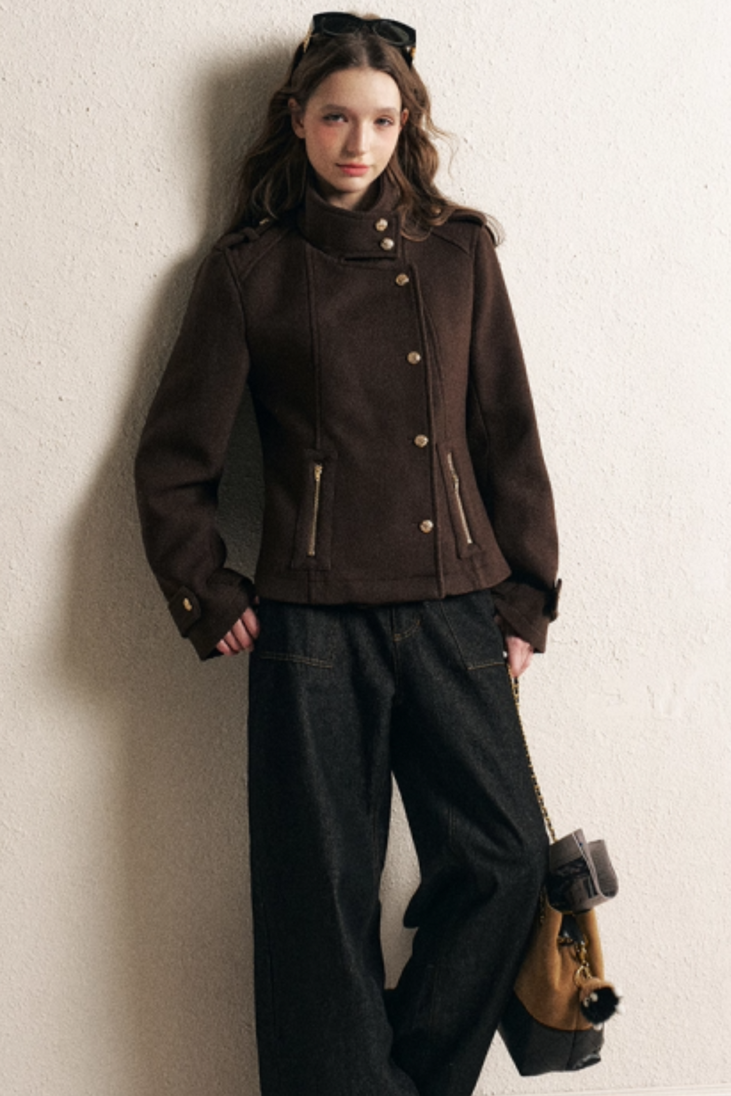 Brown Down Liner Jacket