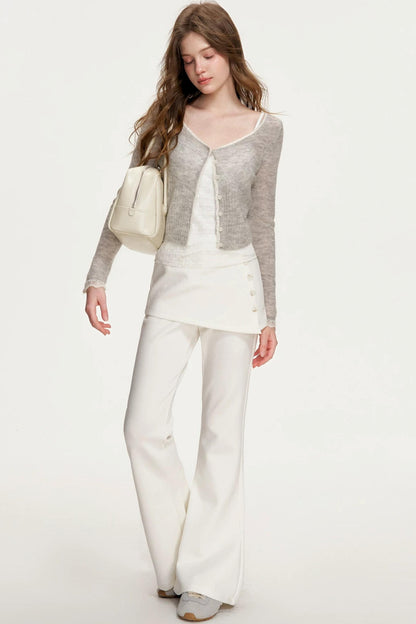 Romantic Lace Sheer Knitted Vest