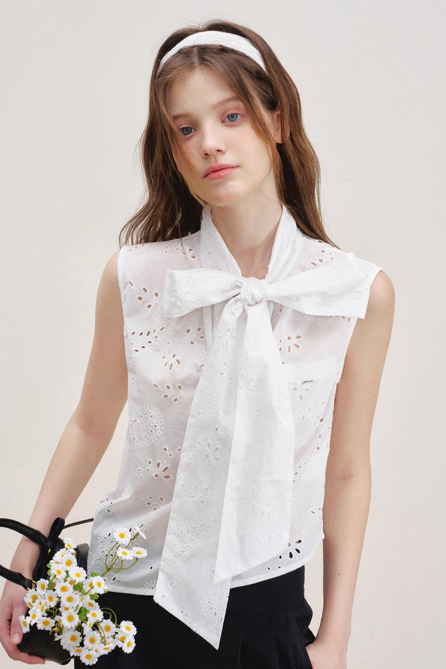 Romantic Bow Tie Vest