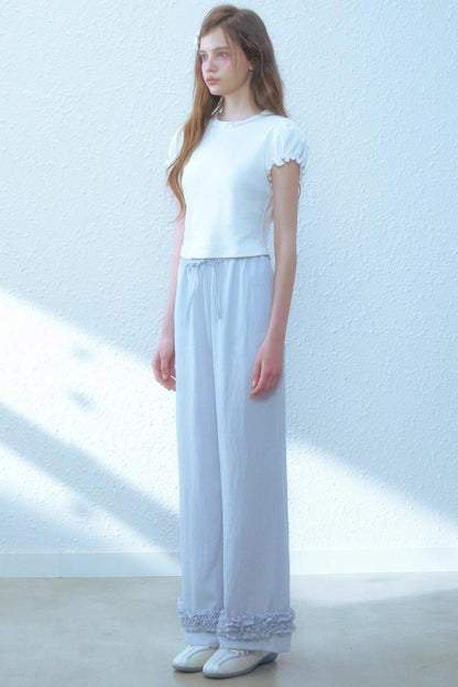 Linen Bow Cami & Lace Set-Up