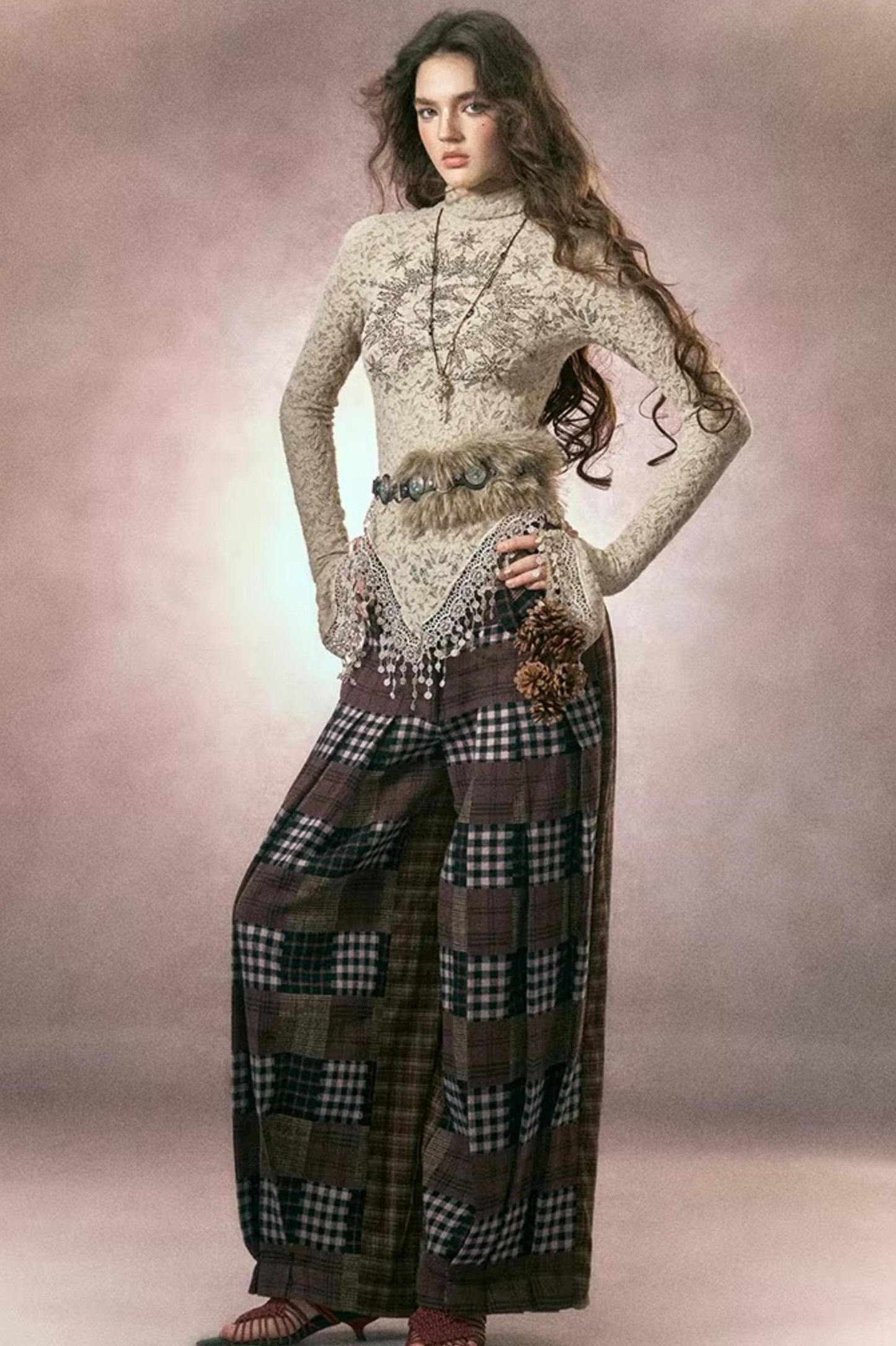 Rose-Colored Lace Top