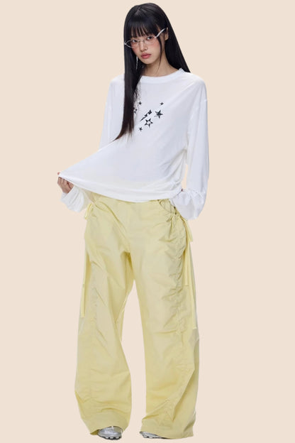 American Star Print Long Sleeve T-Shirt