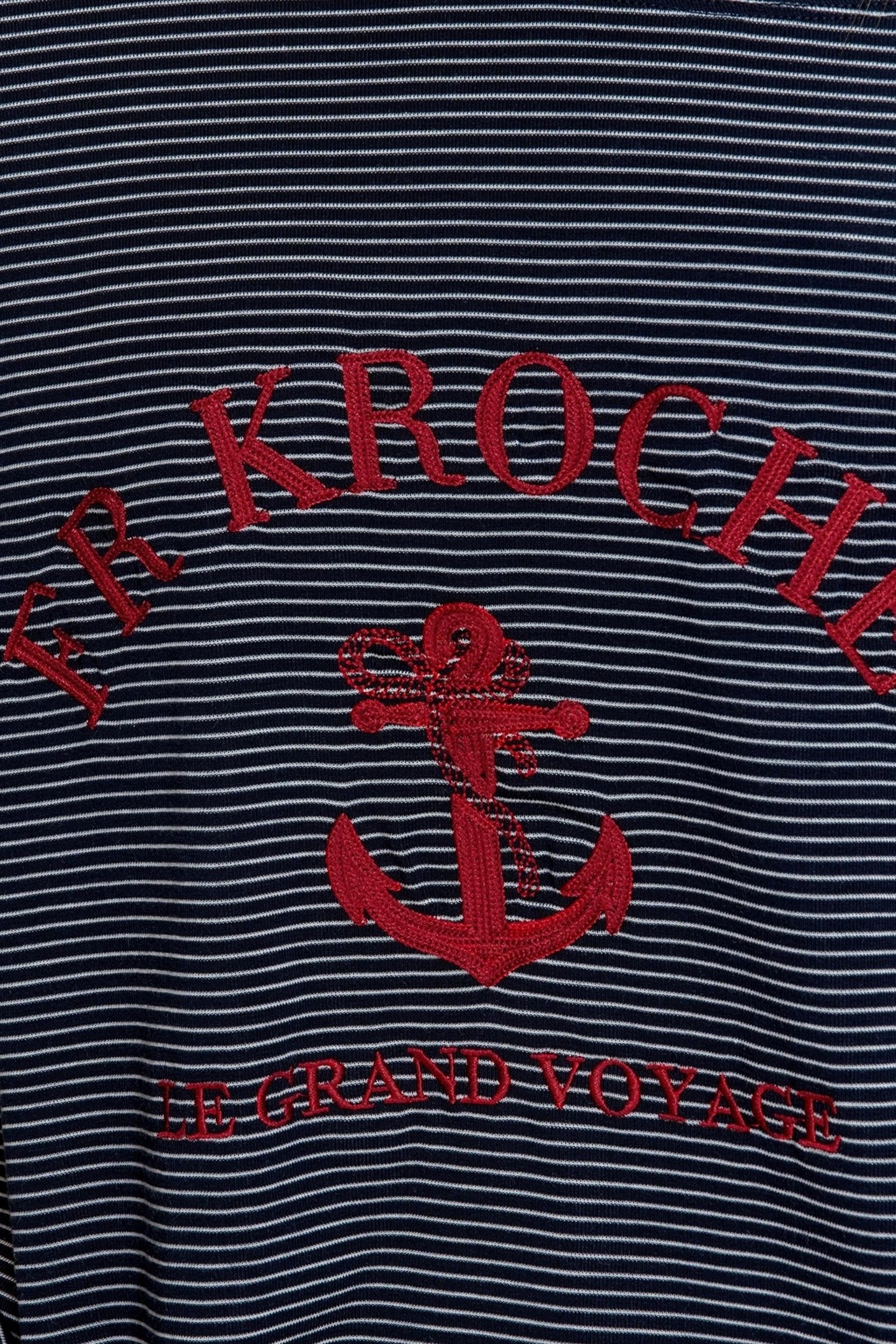 Navycore Knitted Striped T-shirt