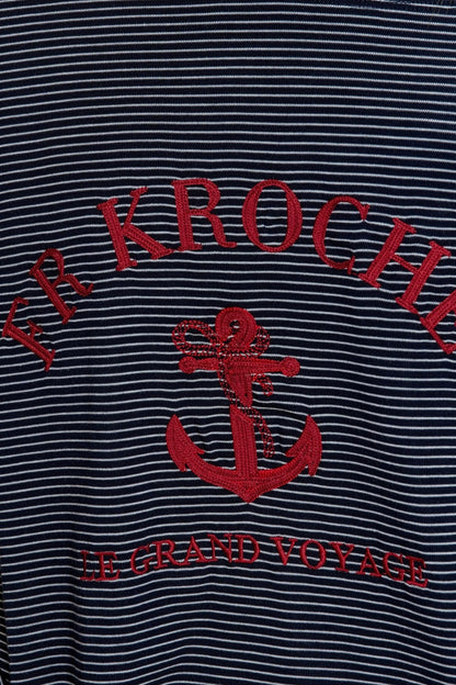 Navycore Knitted Striped T-shirt