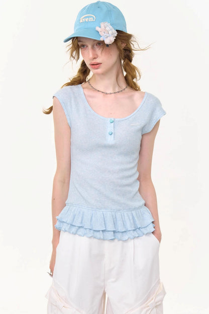 Vintage Lace Slim Fit Tee