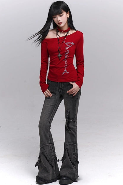 Cool Girl Black Bootcut Jeans