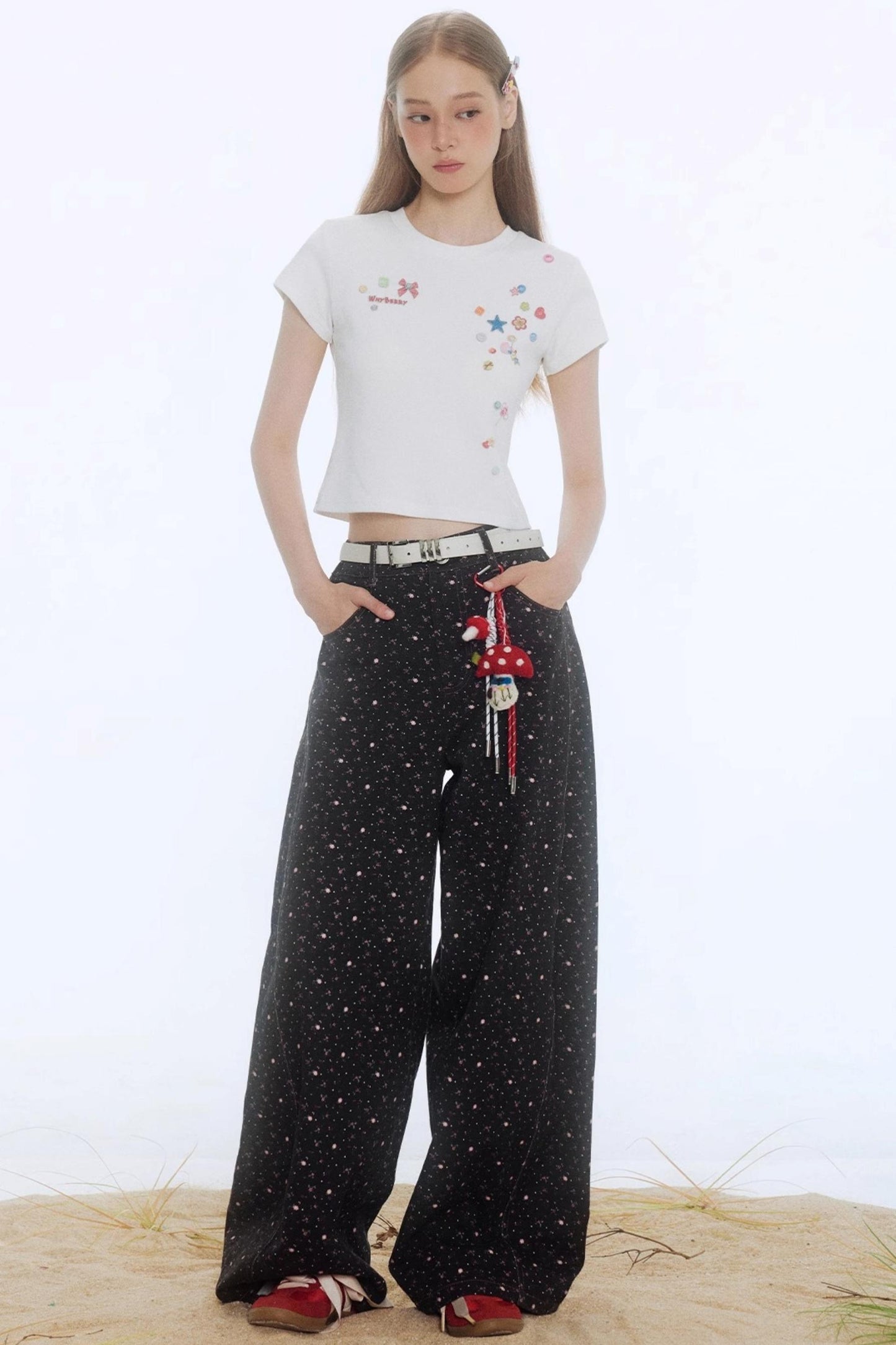 Cloud Fudge Floral Pants