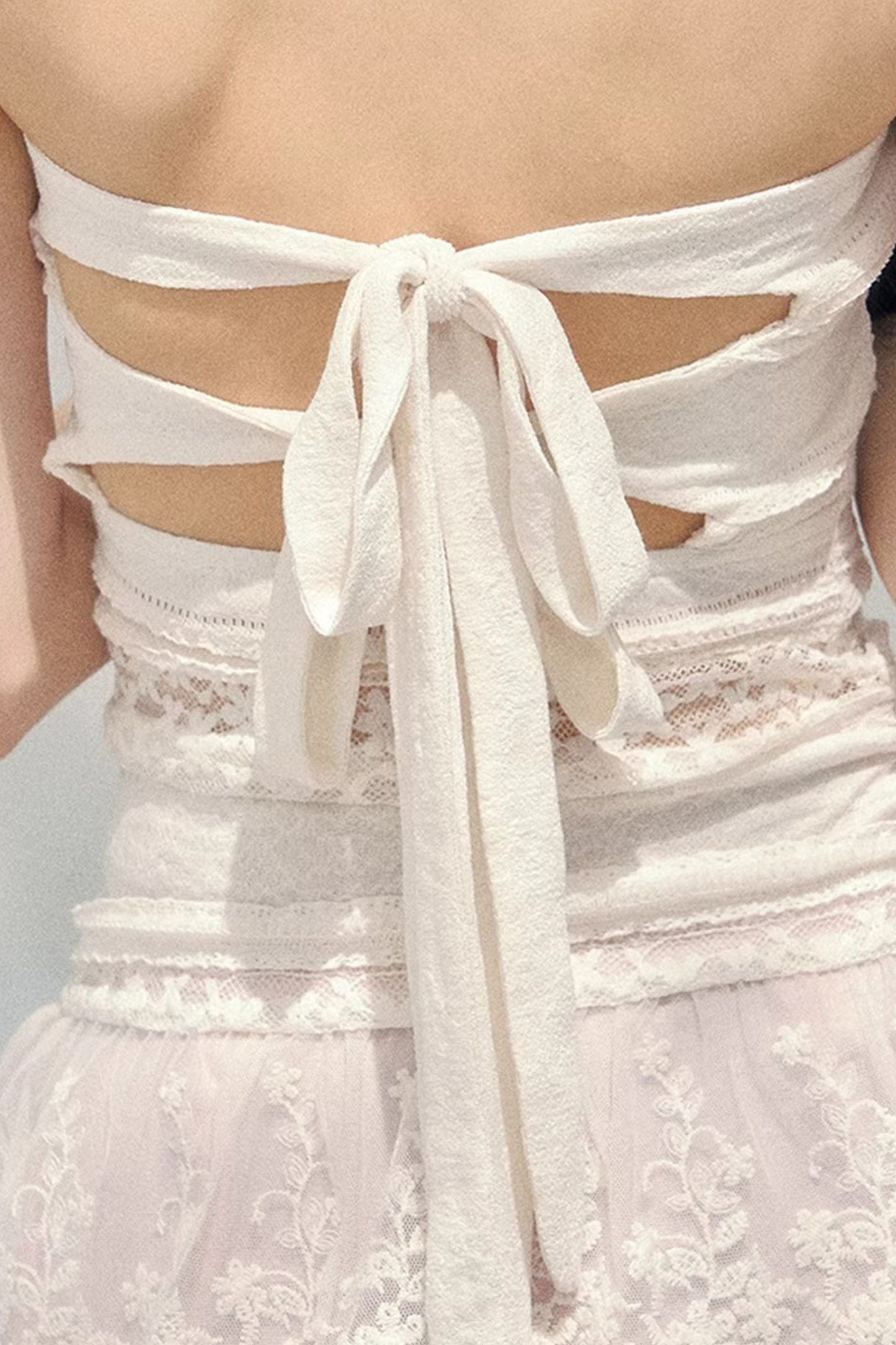 Hazy Muse Lace Tube Top