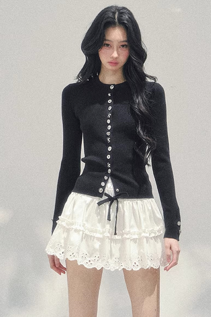 Lazy Style Slim Knitted Cardigan