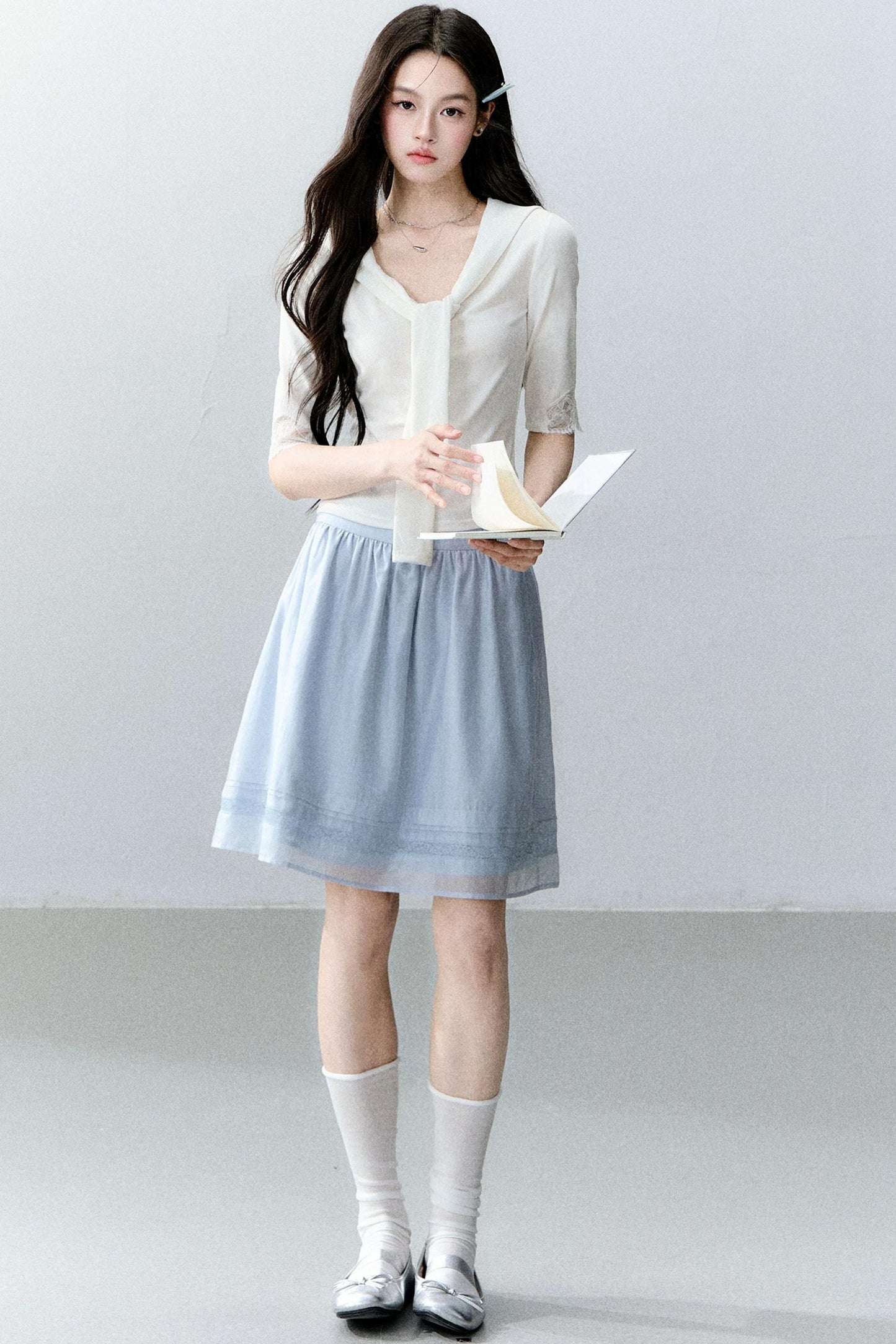 Tencel-Midirock in A-Linie