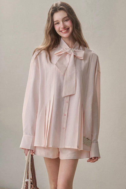 Pink Bow Shirt set-Up