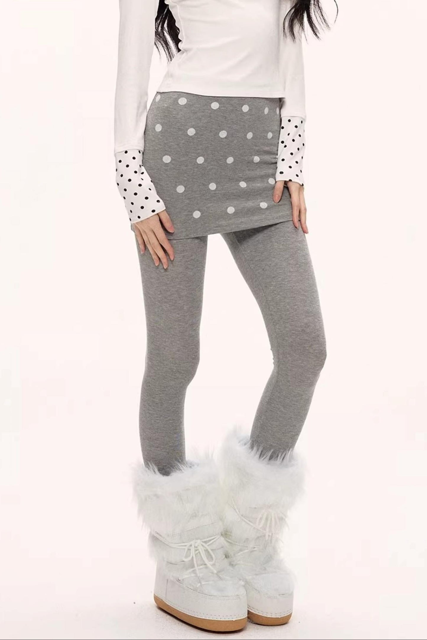 Winter Polka Dot Pants