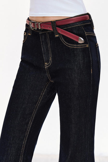 Retro Cow Slim Flare Jeans