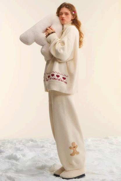 Gingerbread Fair Isle Knit Sweater Set-Up