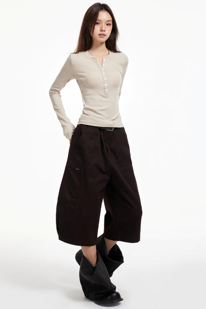 Black Wide-Leg Pants