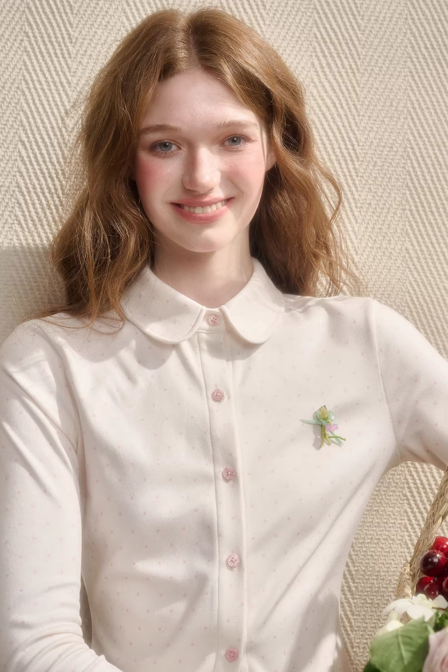 튤립 새틴 탑 스커트 셋업