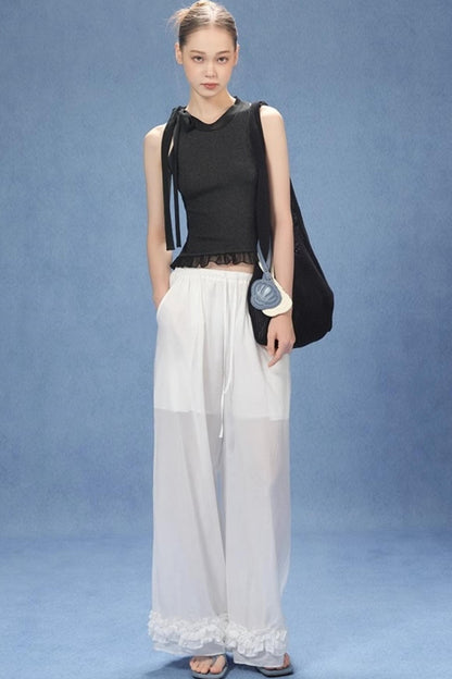 Breezy Bloom Wide-Leg Pants