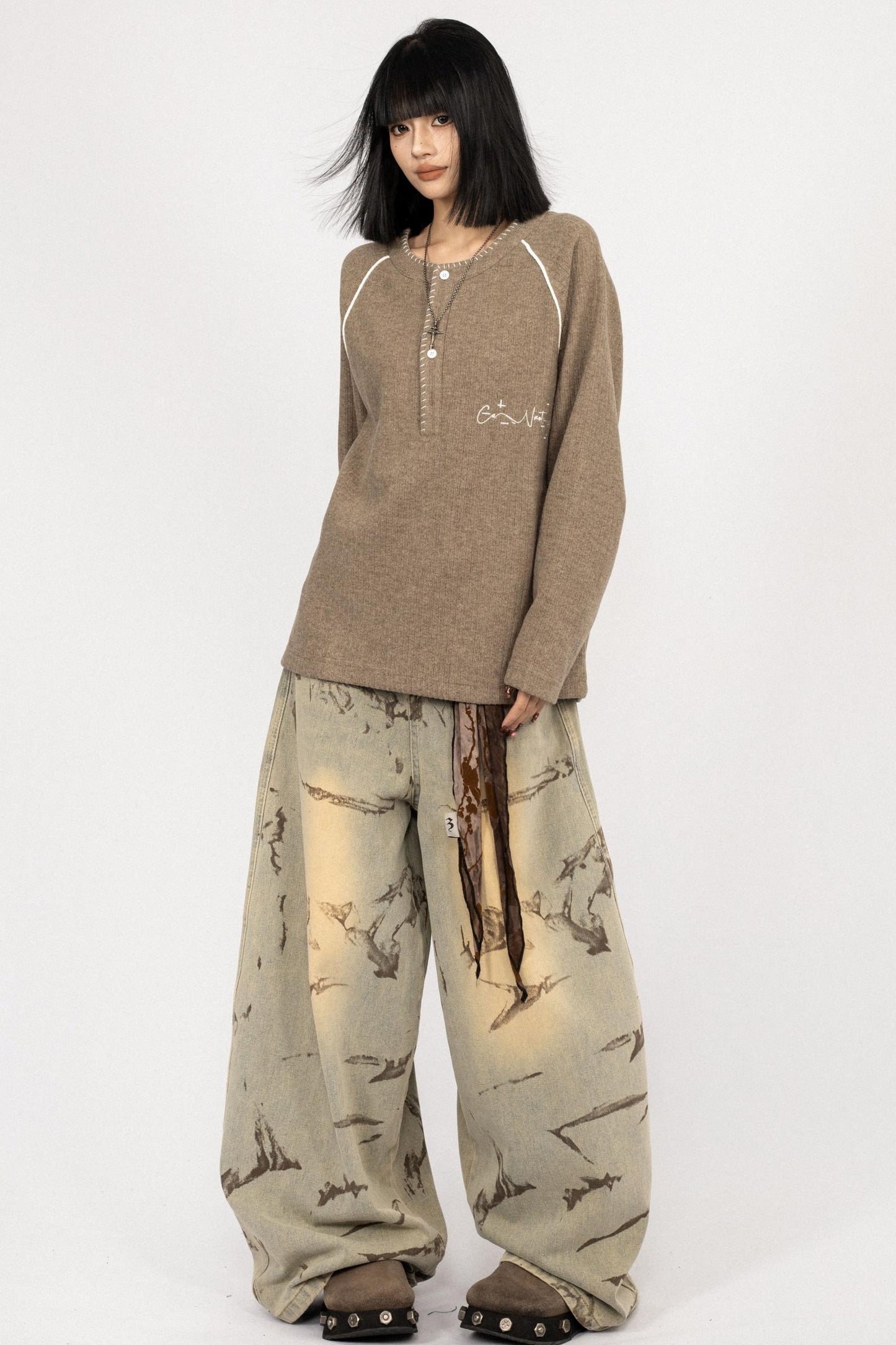 American Vintage Black Long Sleeve Top