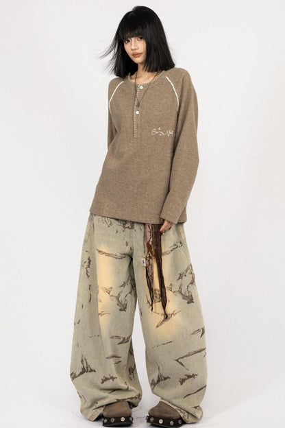 American Vintage Black Long Sleeve Top