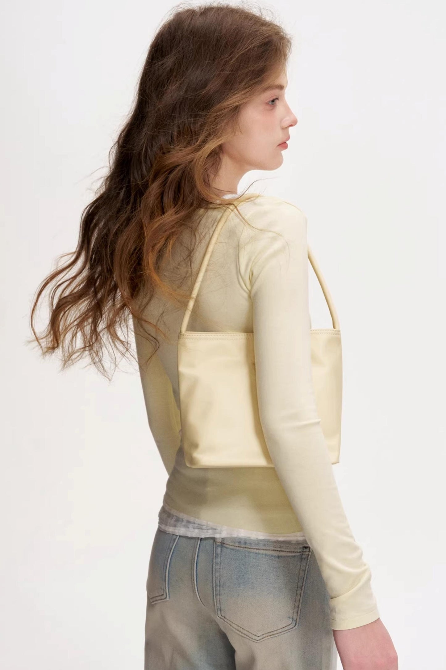 Custom-Dyed Wool Lace Top