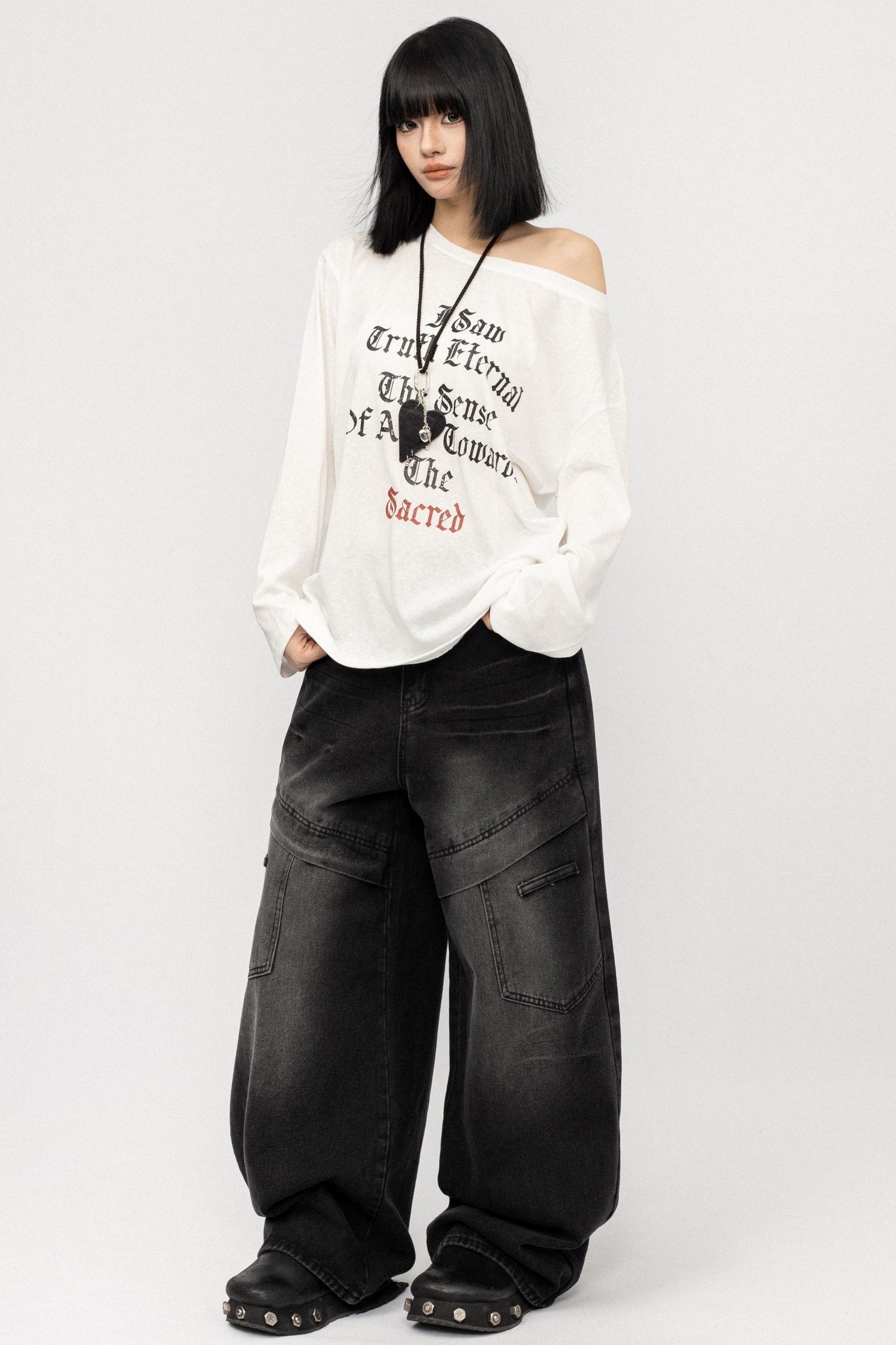 Vintage Monogram Print Sunscreen Top