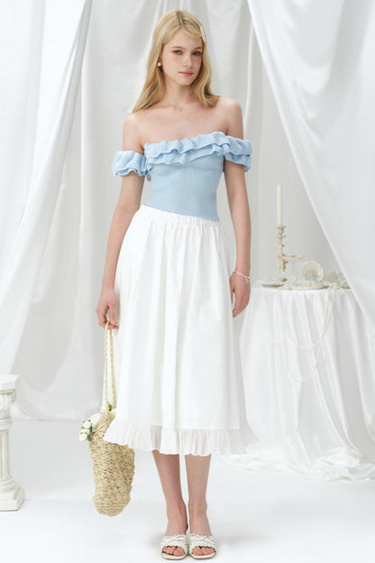 One-Shoulder Knit Top