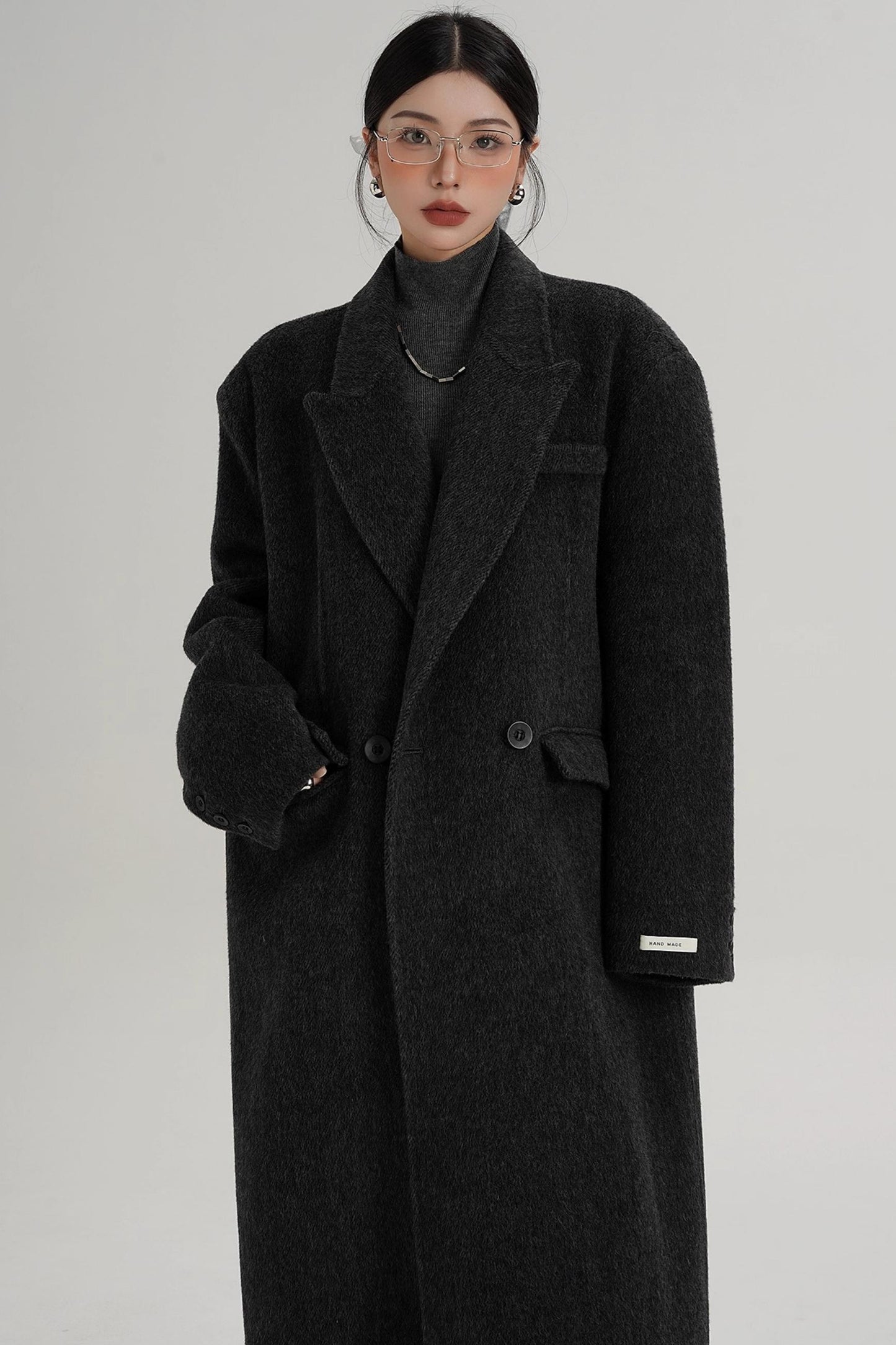 Elegant Long Wool Coat