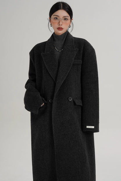 Elegant Long Wool Coat