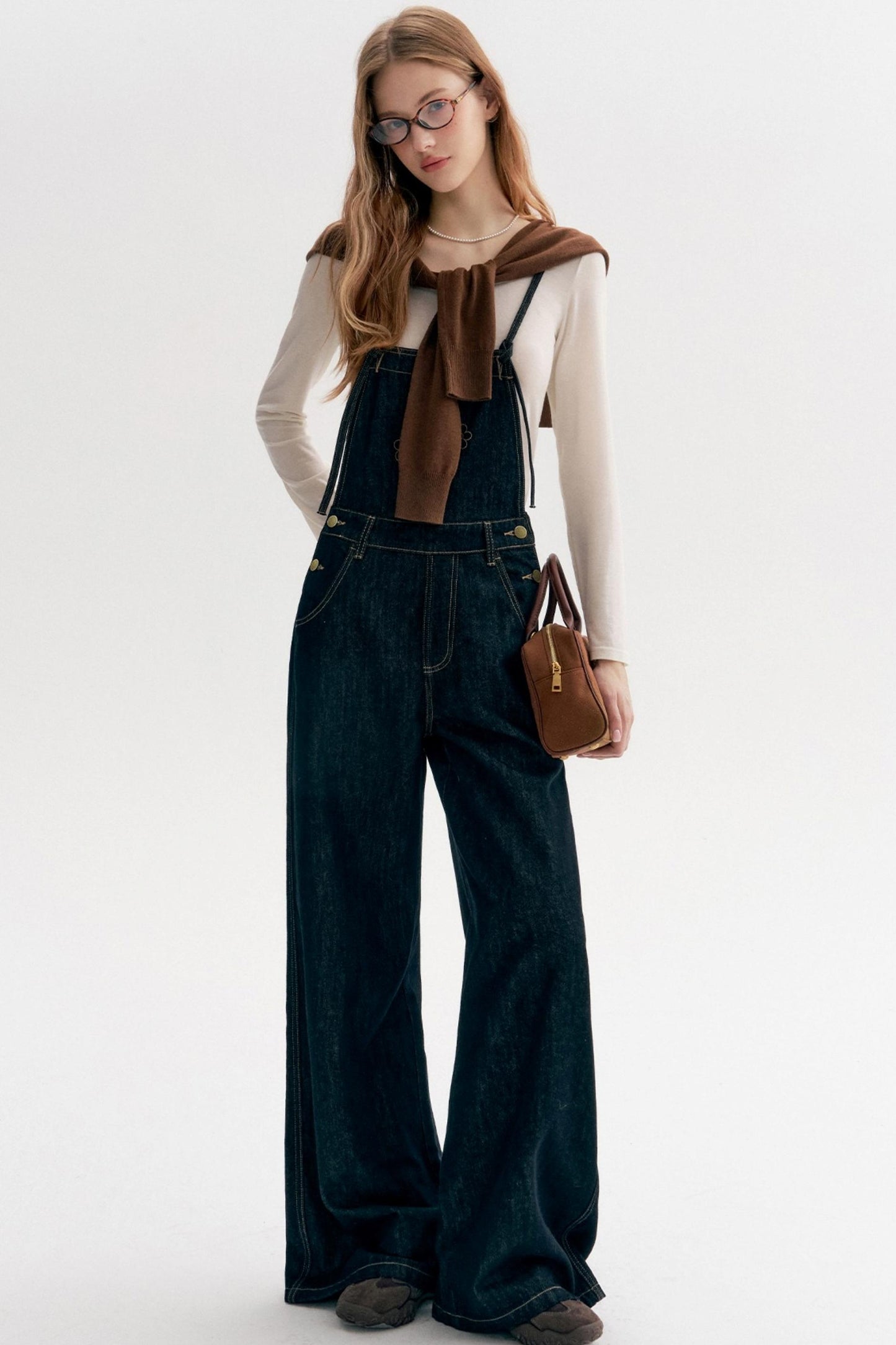 Lazy Floral Wide-Leg Pants