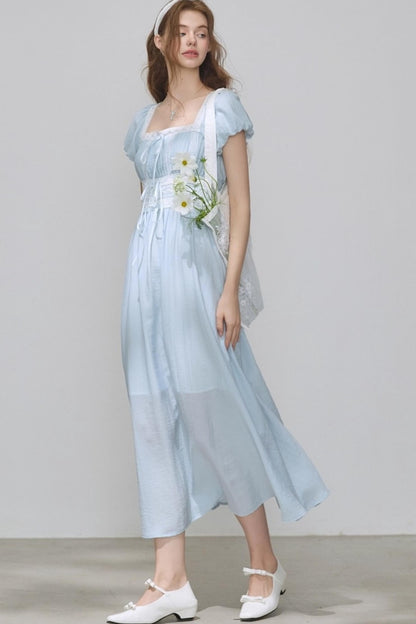 Patchwork A-Line Dress