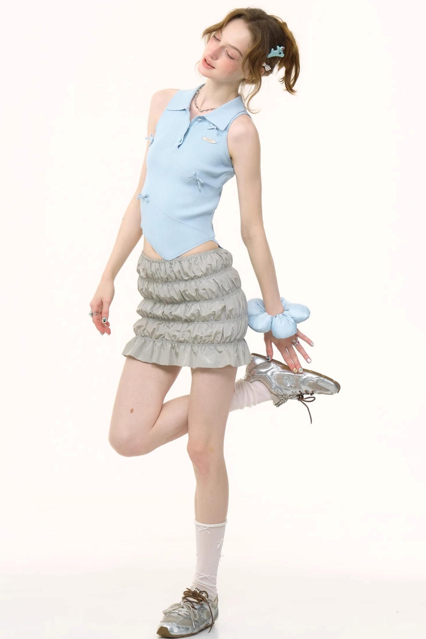 Chic Asymmetrical Polo Tank