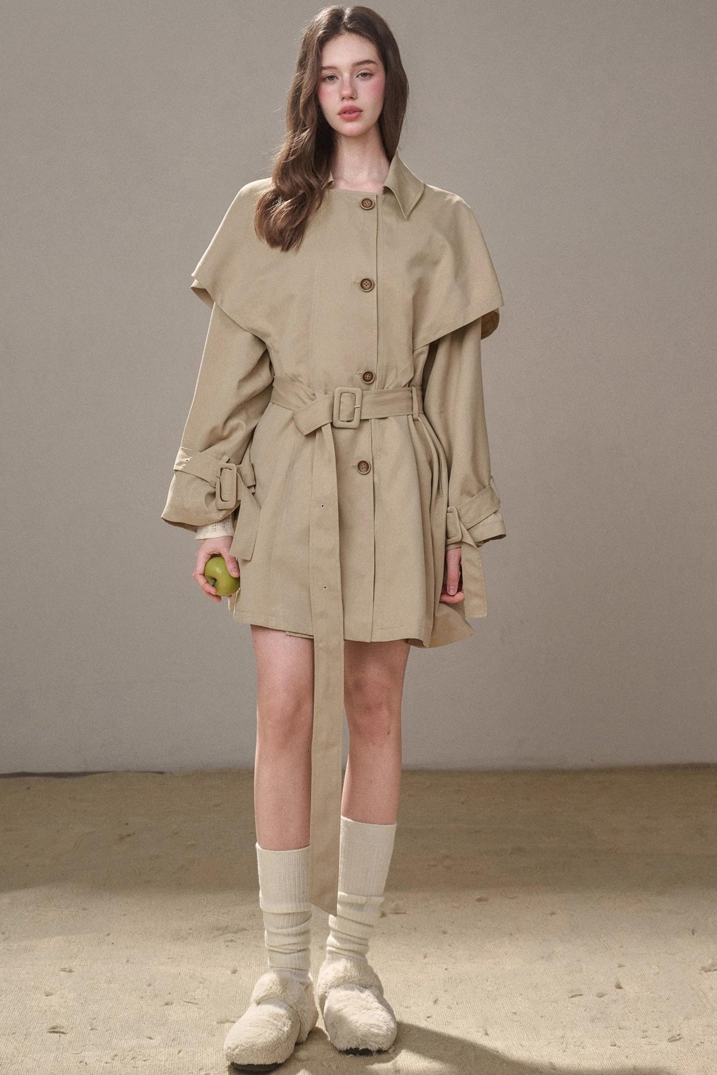 Retro Loose Trench Coat