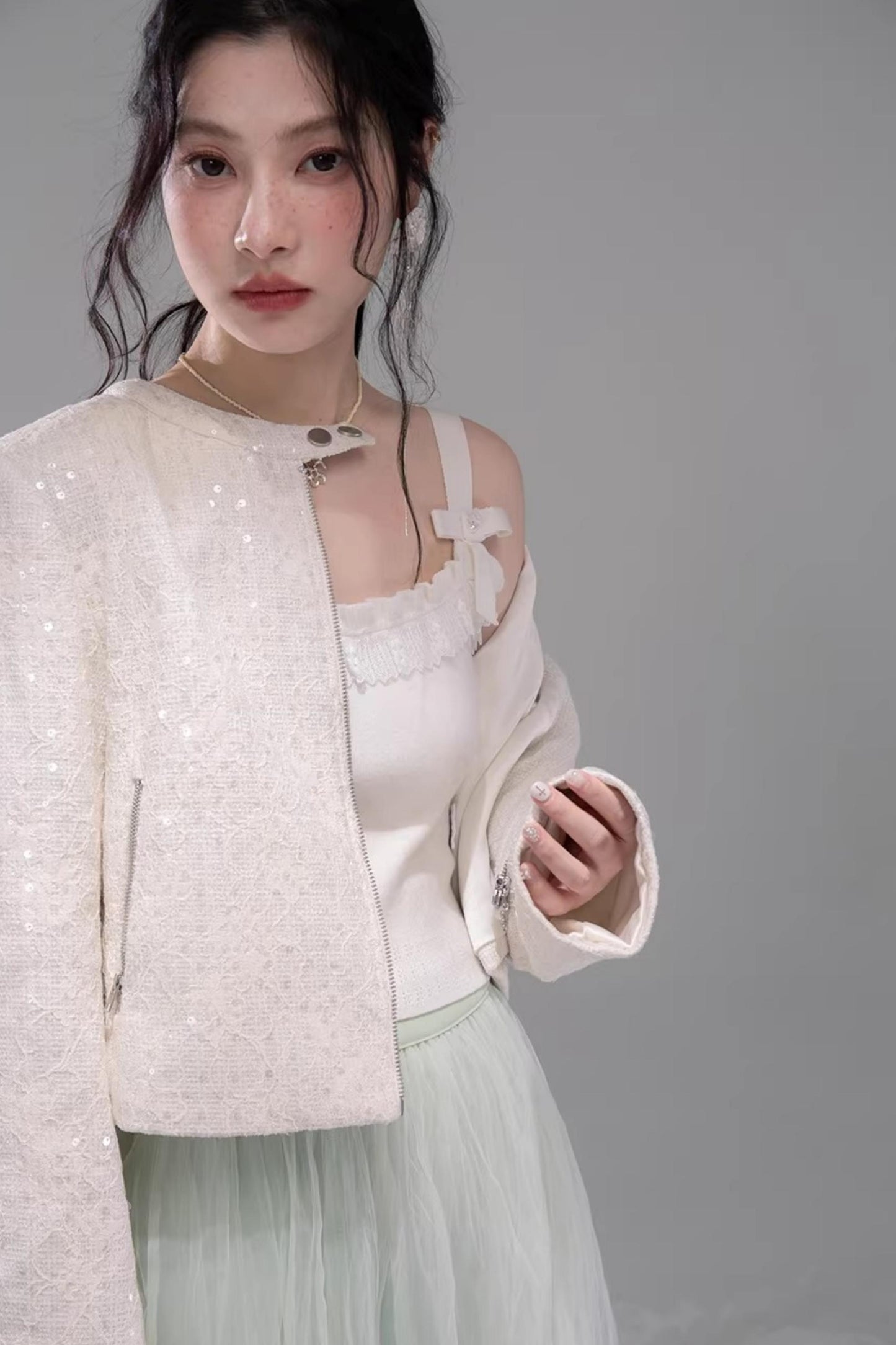샤이닝 레이디 레이스 재킷
